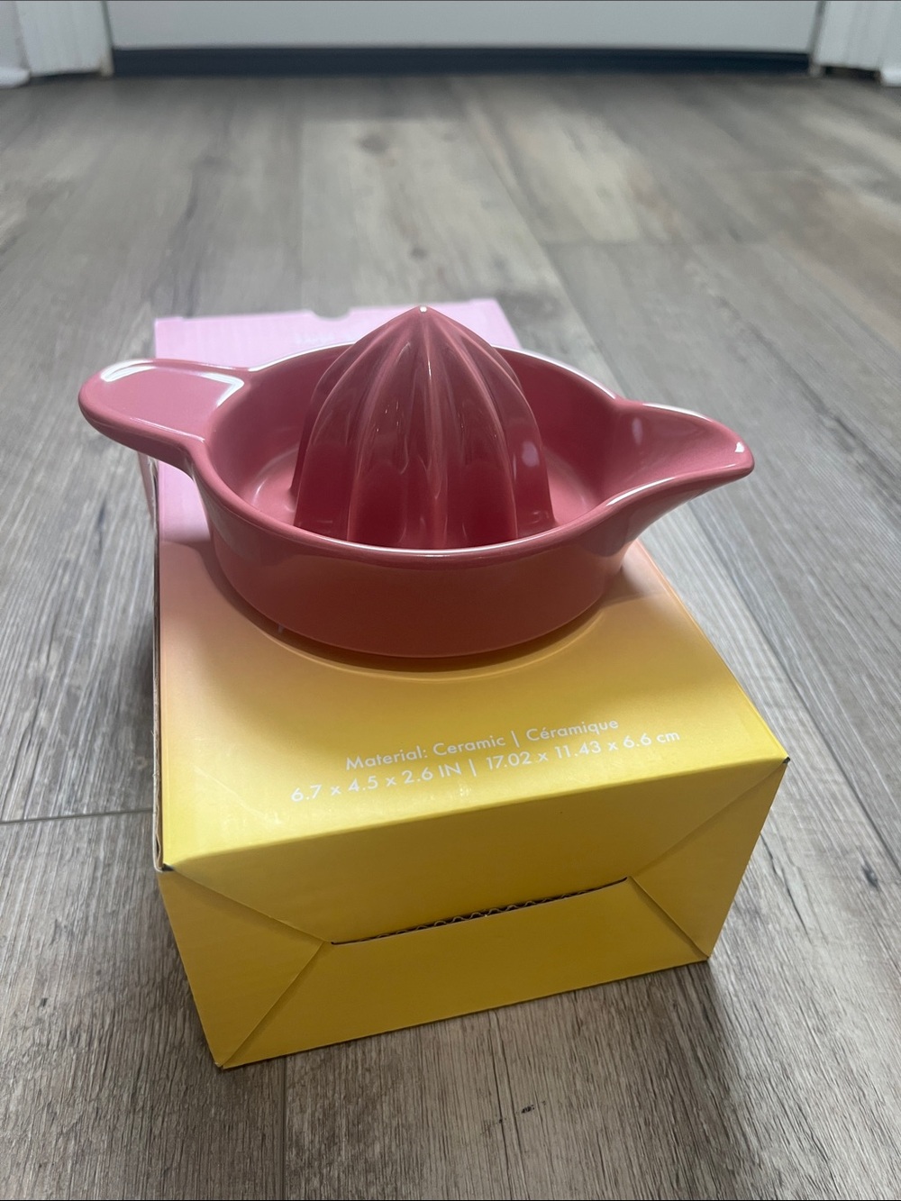 NOON & MOON Ceramic Juicer - Pink to Yellow Ombre